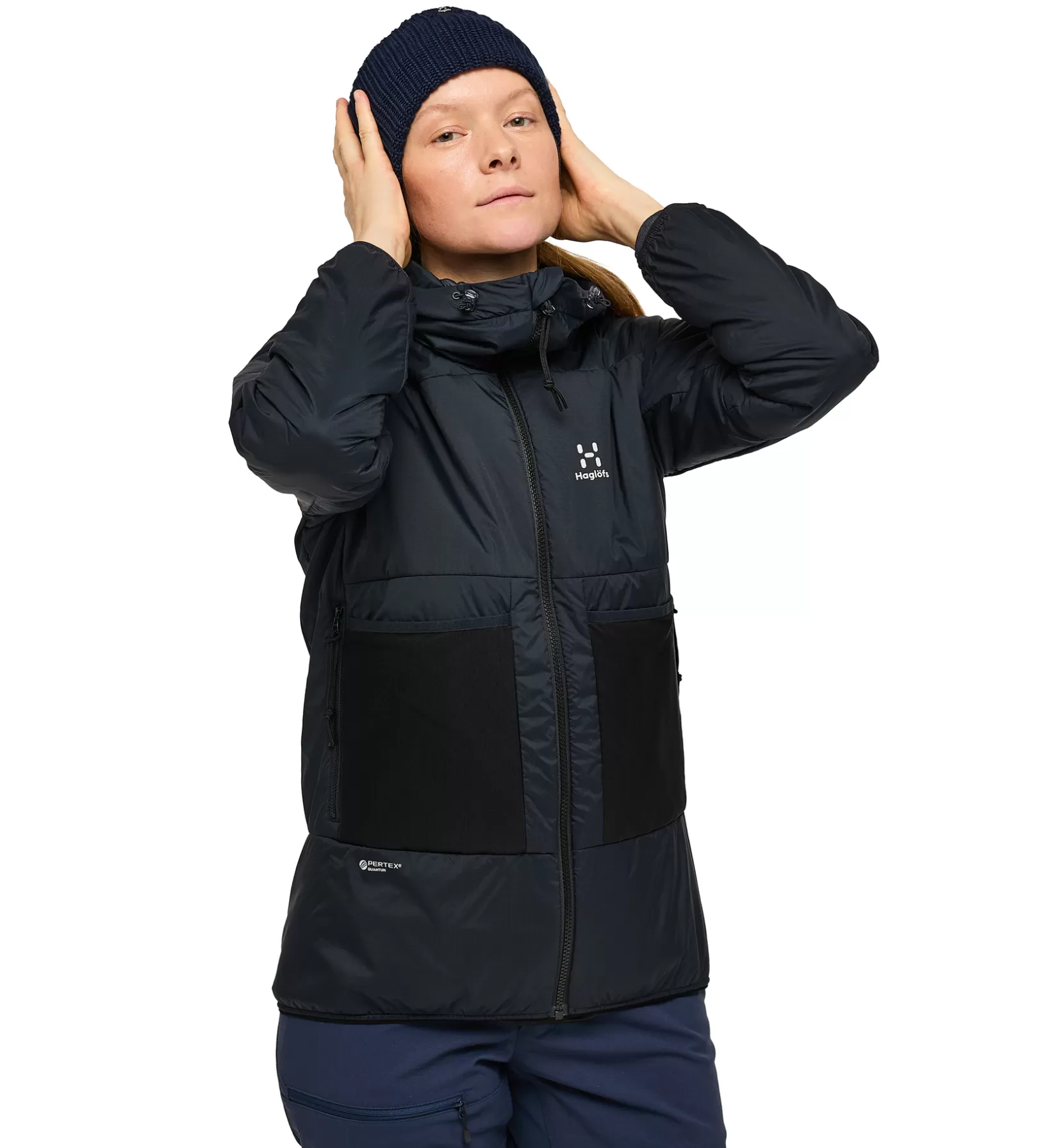 Fashion Haglöfs Spitz Mimic Hood Women True Black