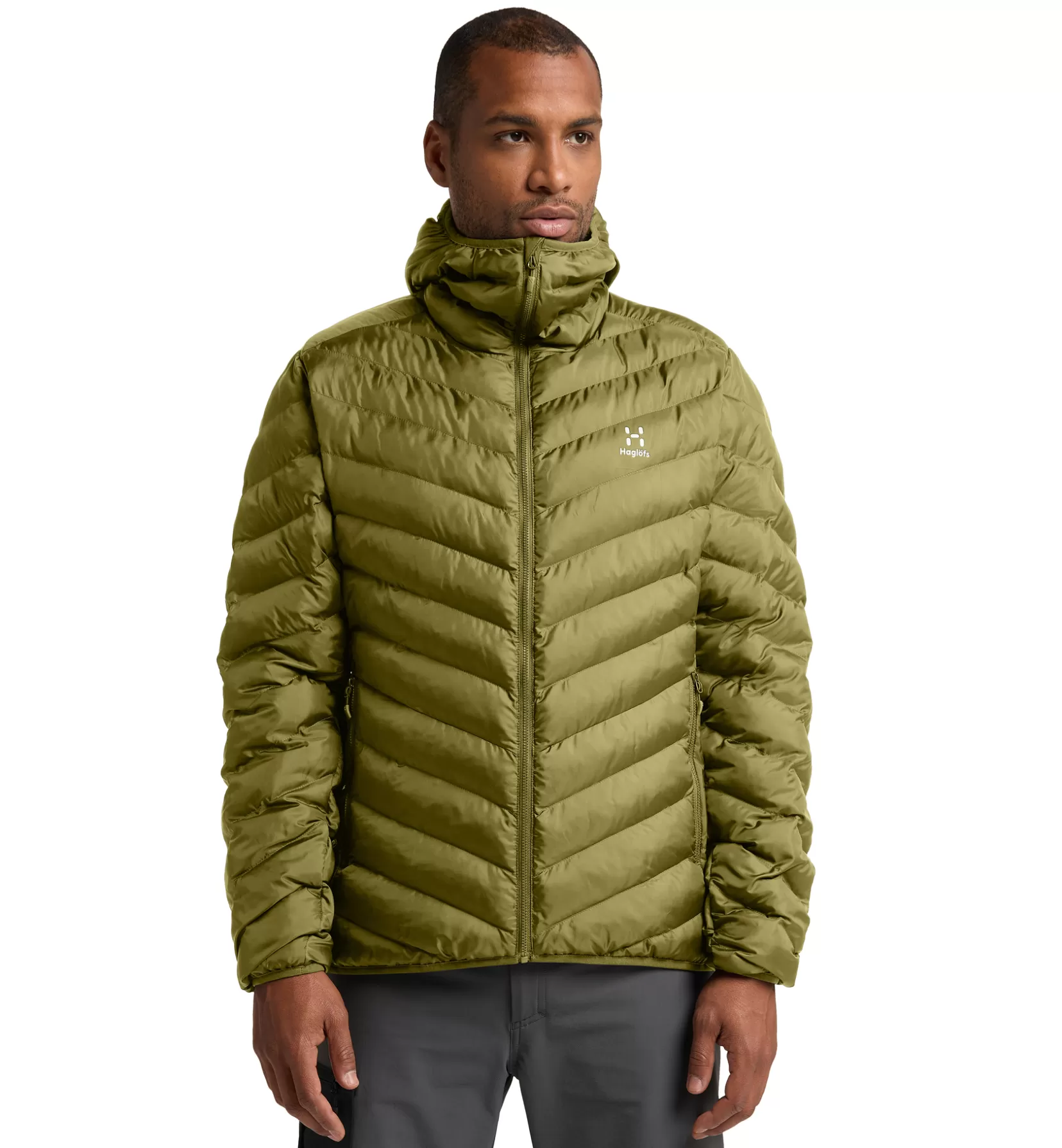 New Haglöfs Särna Mimic Hood Men Olive Green