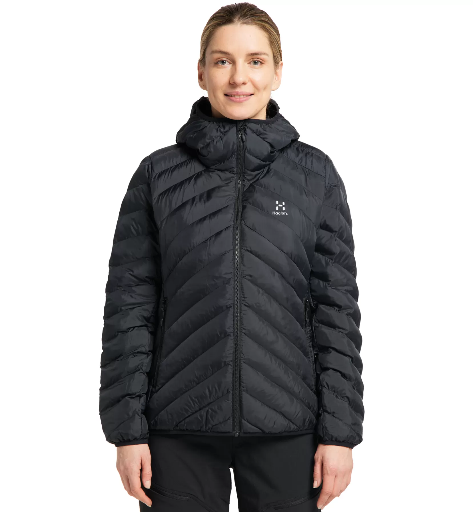 Clearance Haglöfs Särna Mimic Hood Women True Black