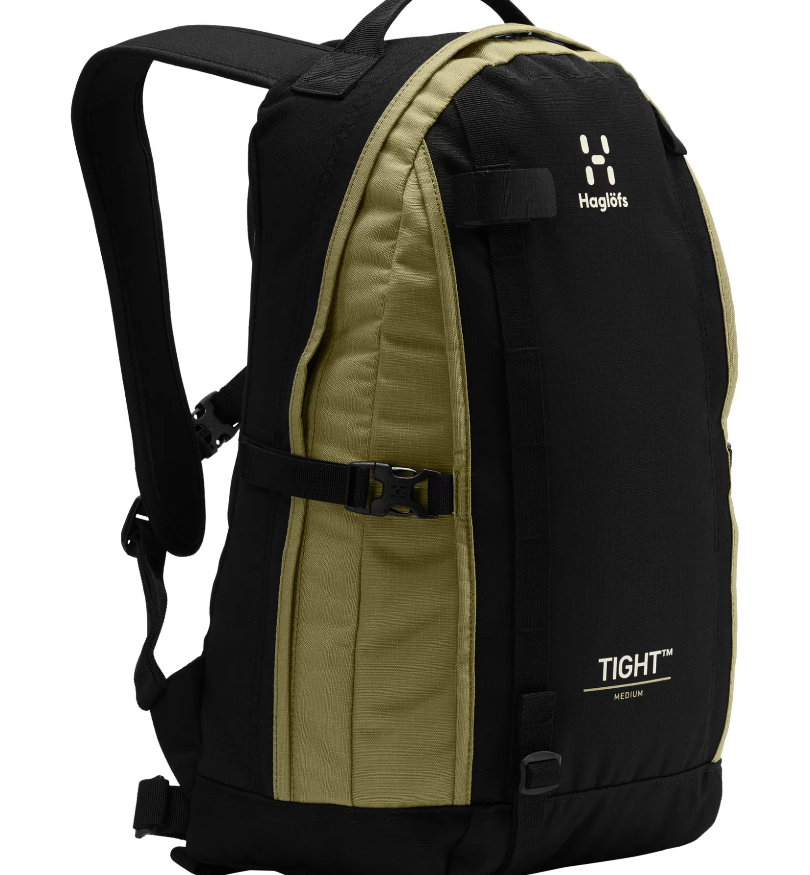 Sale Haglöfs Tight Medium True Black/Olive Green