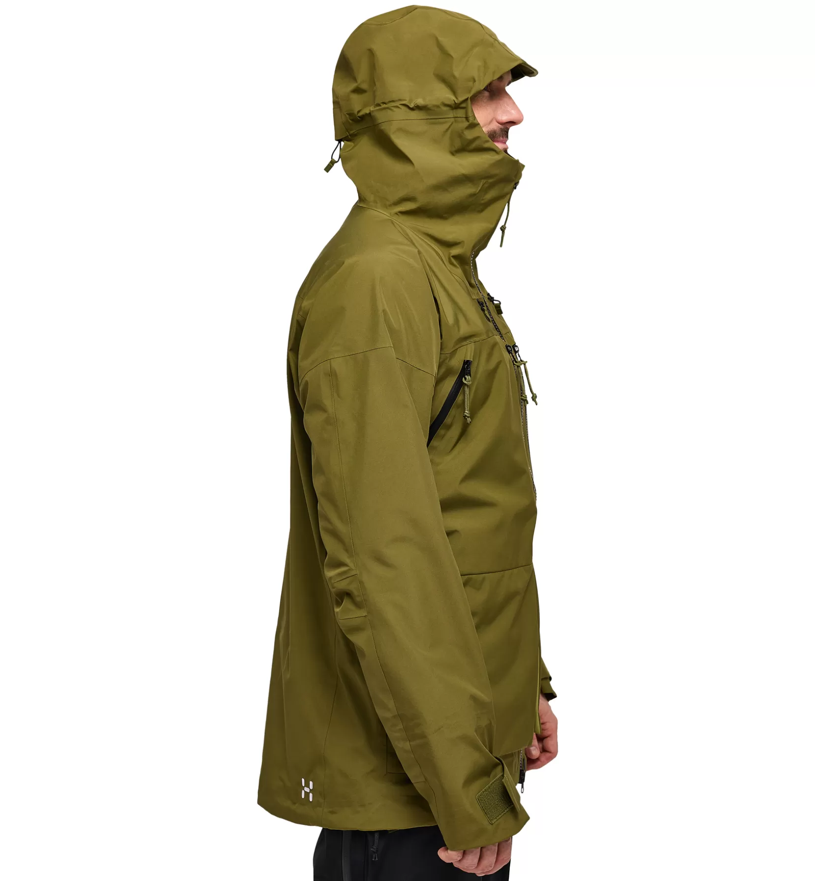 Shop Haglöfs Vassi GTX Jacket Men Olive green/Thyme green