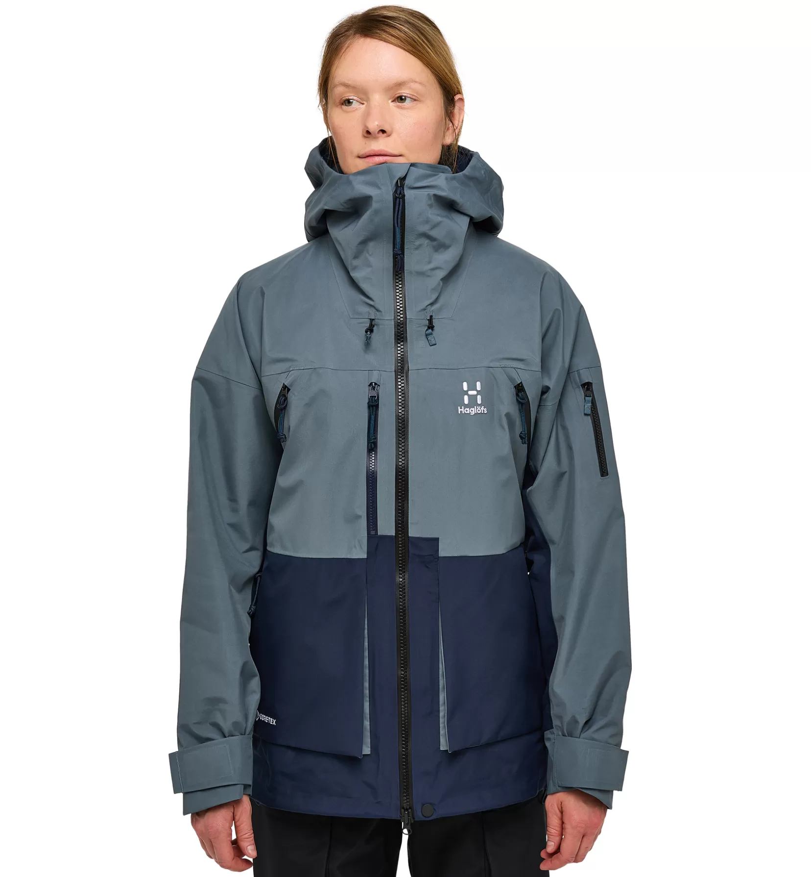 Best Haglöfs Vassi GTX Jacket Women Steel blue/Tarn blue