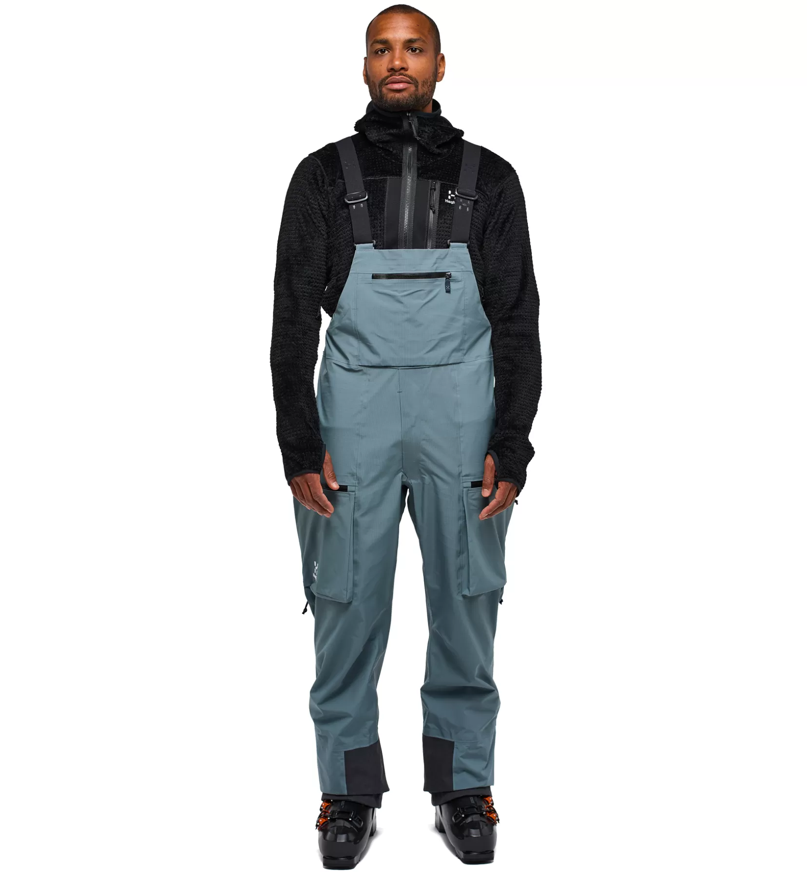 Clearance Haglöfs Vassi GTX Pro Bib Men Steel Blue