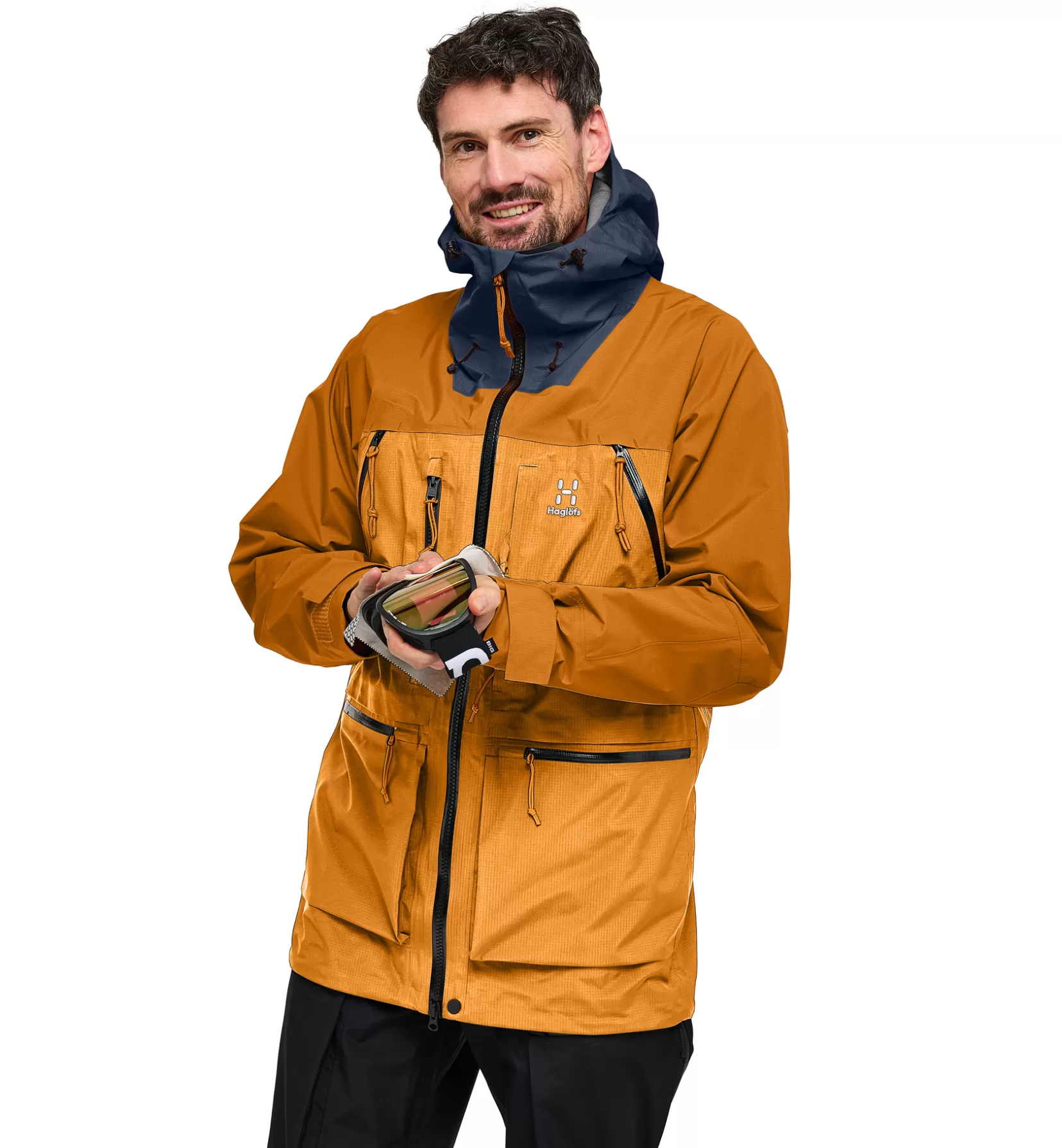Cheap Haglöfs Vassi GTX Pro Jacket Men Desert yellow/Golden brown