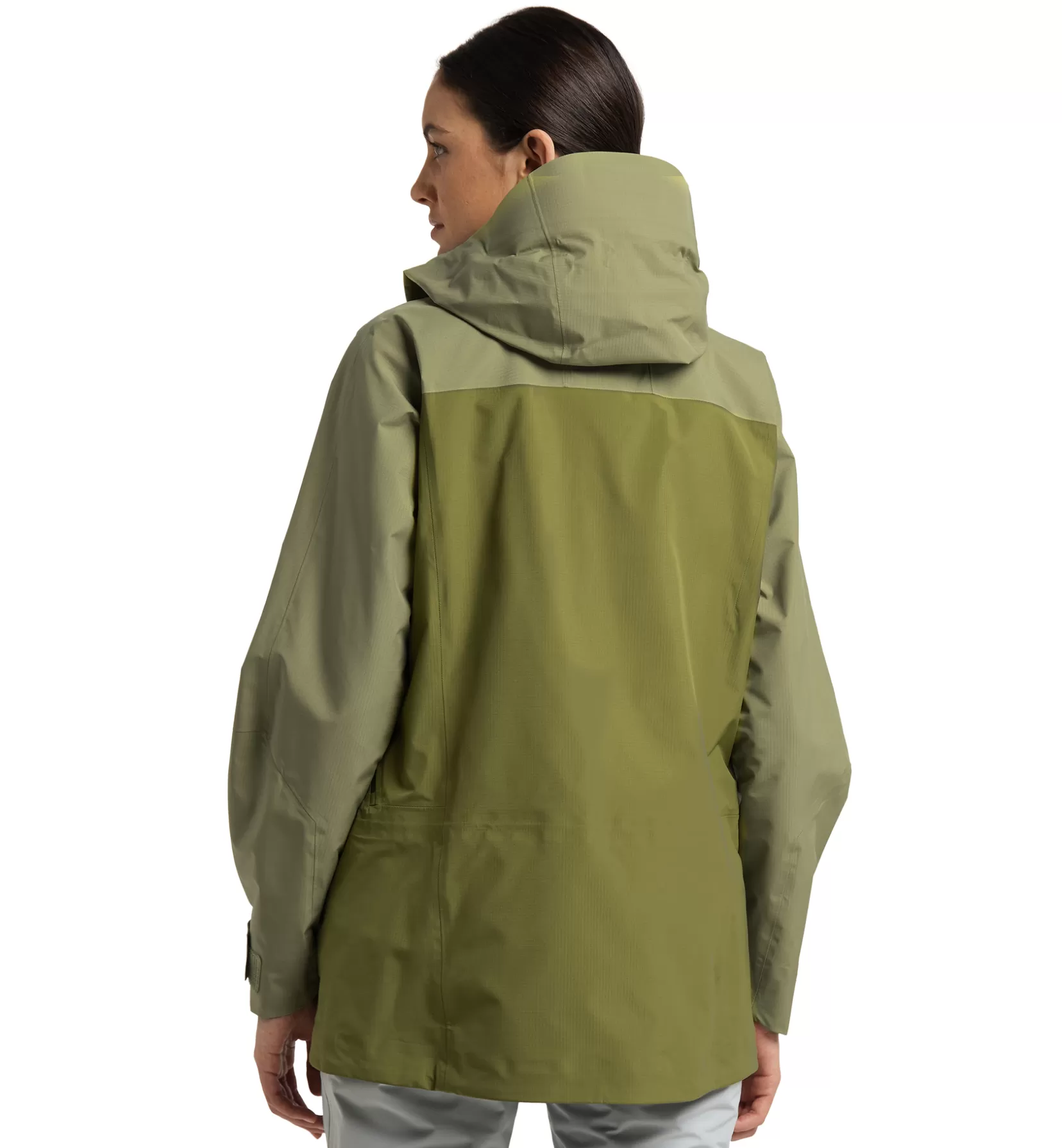 Fashion Haglöfs Vassi GTX Pro Jacket Women Olive green/Thyme green