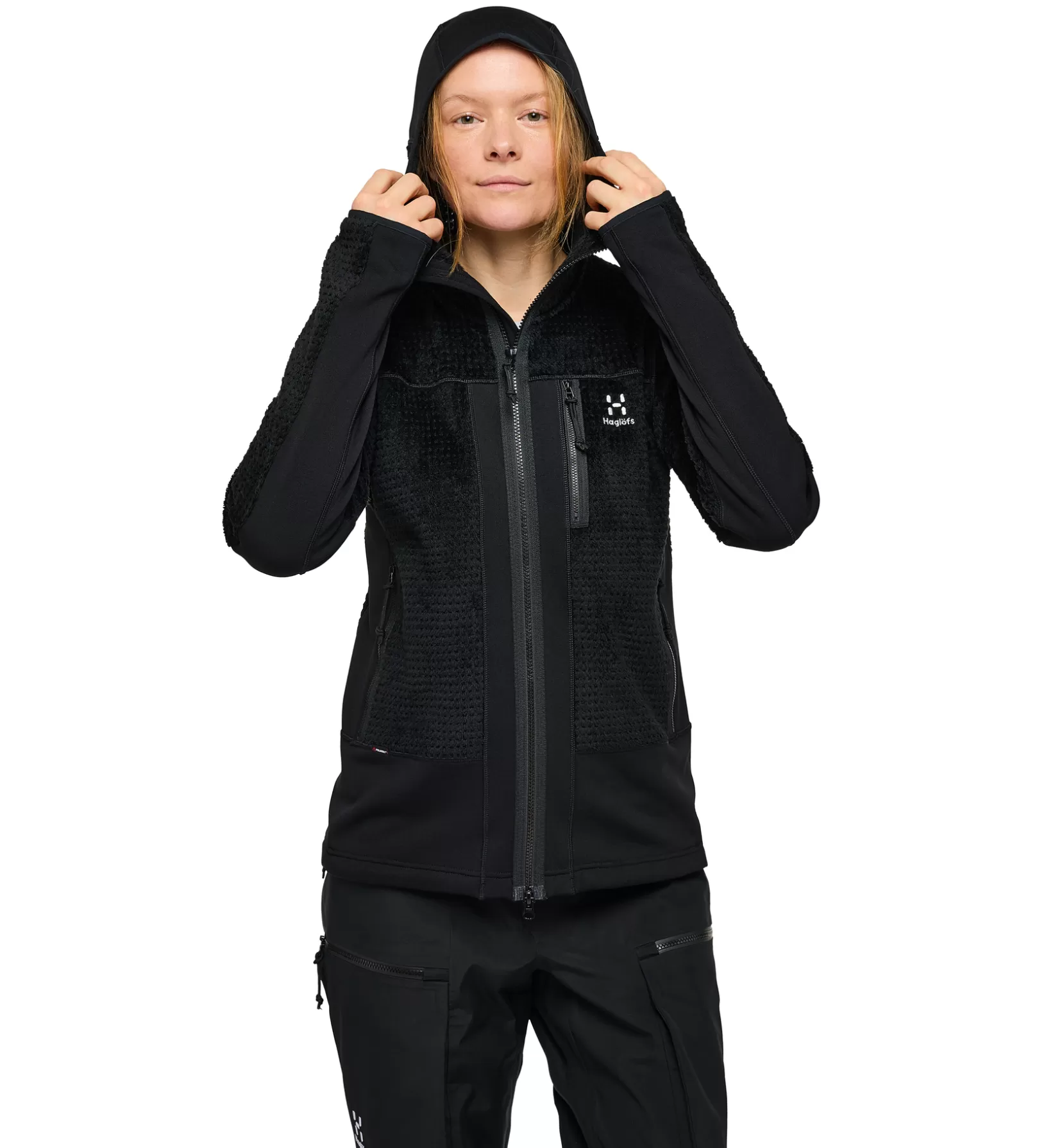 Hot Haglöfs Vassi Mid Hood Women True Black