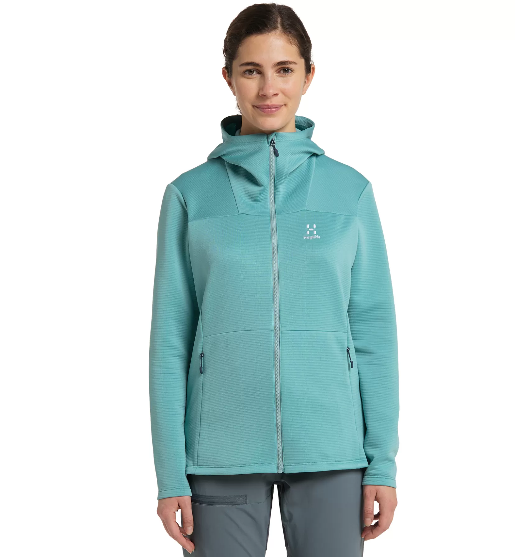 Hot Haglöfs Willow Mid Hood Women Frost Blue