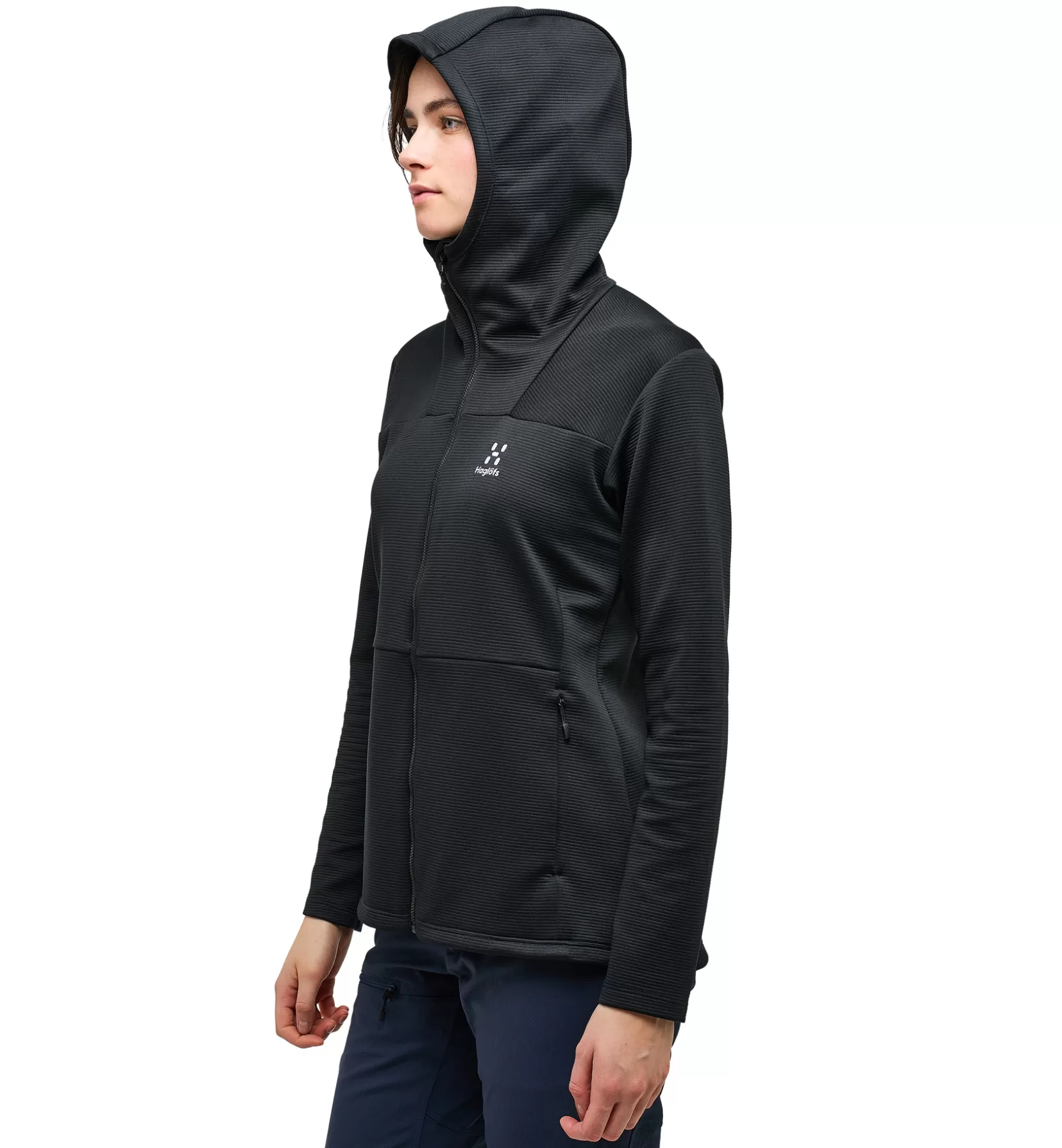 Discount Haglöfs Willow Mid Hood Women True Black